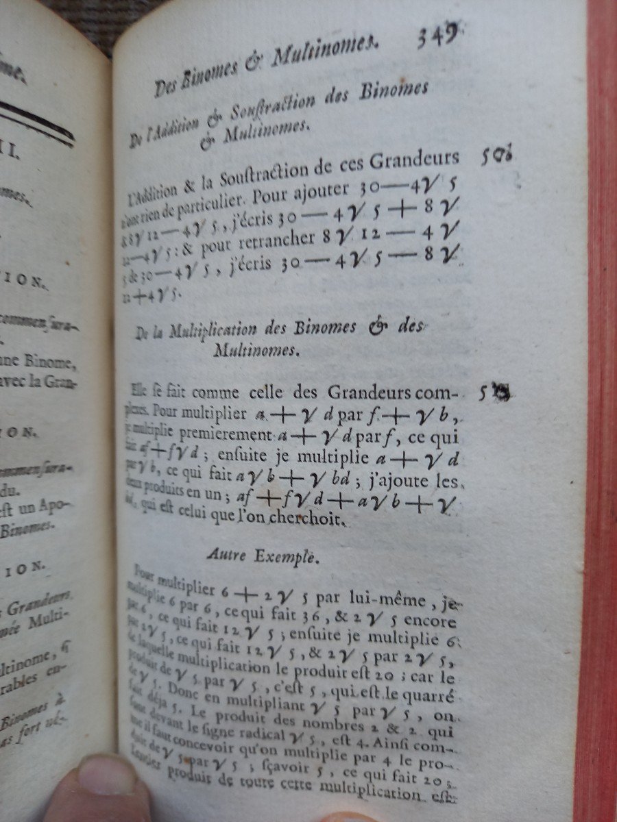 éléments De Mathématiques  Ou Traité De La Grandeur.  1761-photo-4