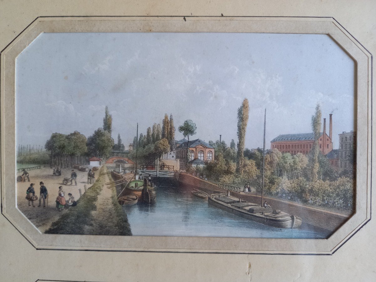 Lille  en 1860 : Quatre Lithographies De Deroy -photo-2