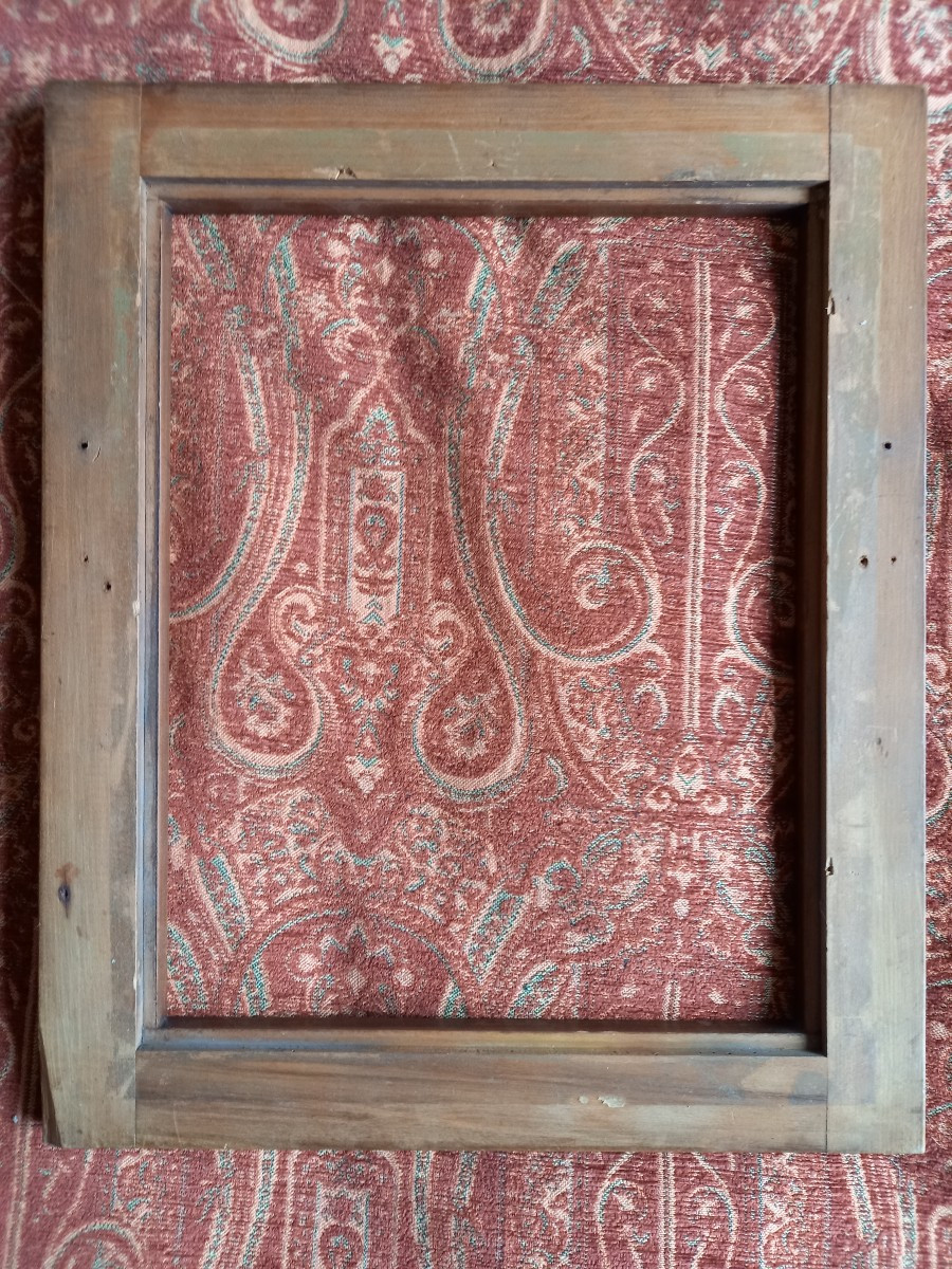 Orientalist Frame With Incised Decor, Early 19th Century -photo-1