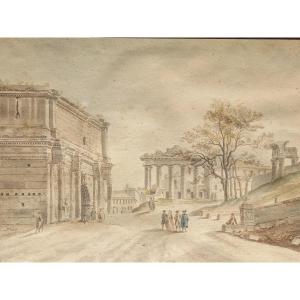 Grand Tour: The Arc De Triomphe De Septimius Sévère And Its Surroundings 