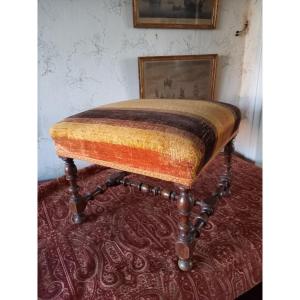 19th Century Louis XIV Style Side Stool 