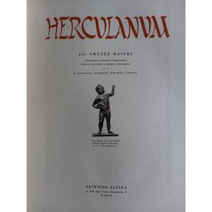 Herculanum, Livre édité En 1932 éditions Alpina