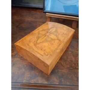 19th Century Louis XVI Style Marquetry Box 