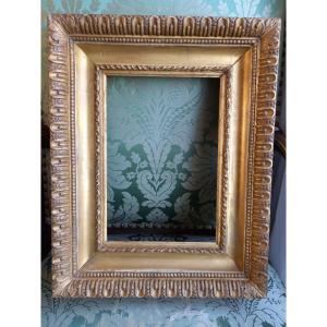 Italian Gilded Carved Wooden Frame Late 18th Century 