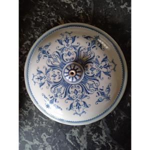 Early 18th Century Soup Tureen Lid, Ironwork Decor 