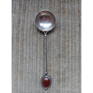 Amber And Silver Jam Spoon 