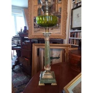 Large 19th Century Oil Lamp 