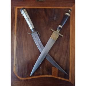 Lot Of Two 19th Century Daggers, From North Africa 