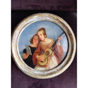 The Musician Duo, Circa 1840