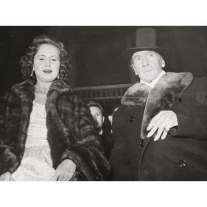 Sacha Guitry Et Lana Marconi   Tirage d'époque 