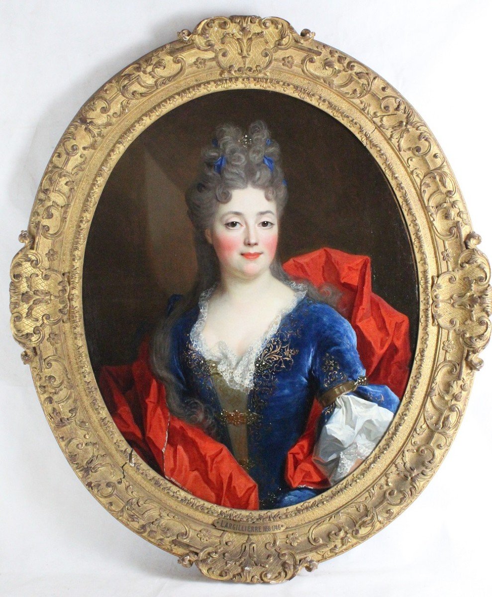 Nicolas De Largillière (1656-1746) Portrait De Dame De Qualité