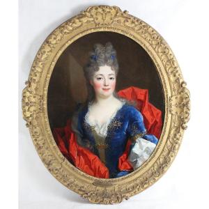 Nicolas De Largillière (1656-1746) Portrait De Dame De Qualité