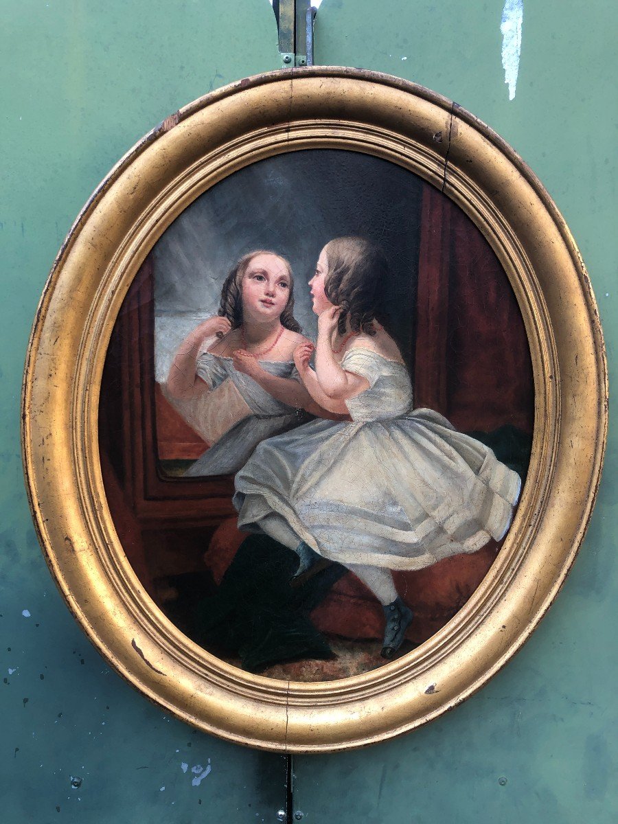 Portait d'Une Jeune Fille d'époque N III