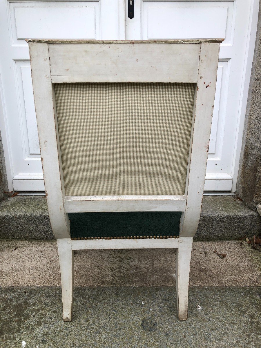 Suite Of Four Lacquered Directoire Period Armchairs-photo-3