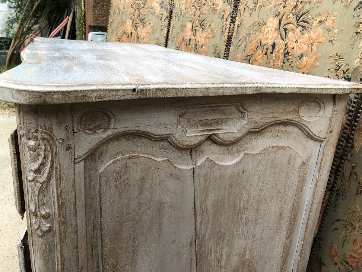 Rare Commode d'époque Louis XV Laquée  à Huit Tiroirs-photo-3