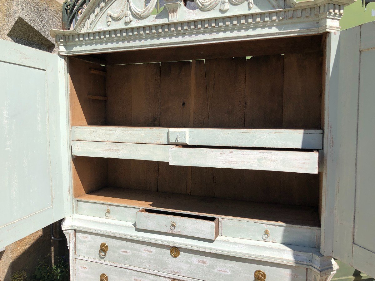 Dutch Buffet From The Early 19th Century, Painted-photo-7