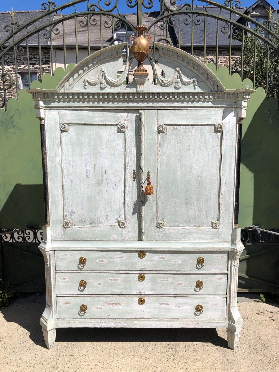 Dutch Buffet From The Early 19th Century, Painted