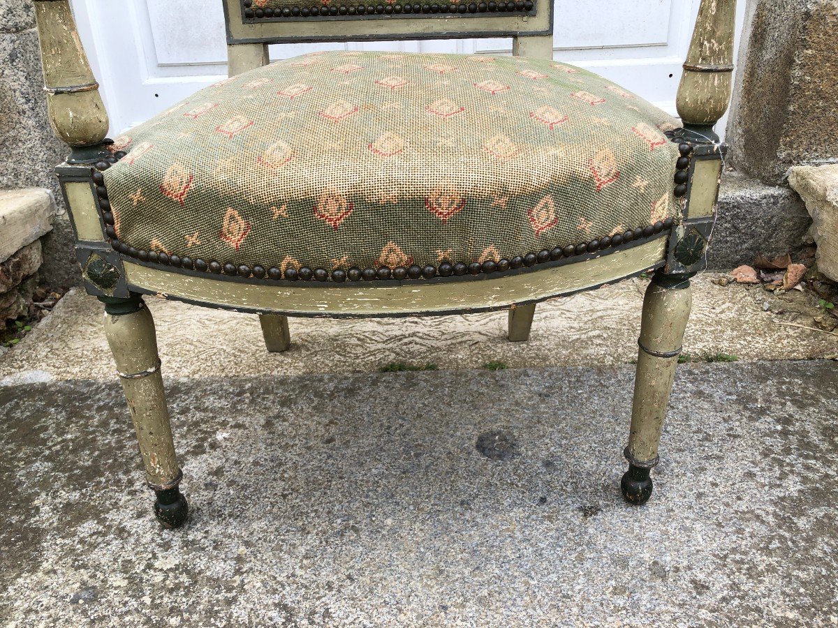 Suite De Quatre Fauteuils d'époque Directoire -photo-4