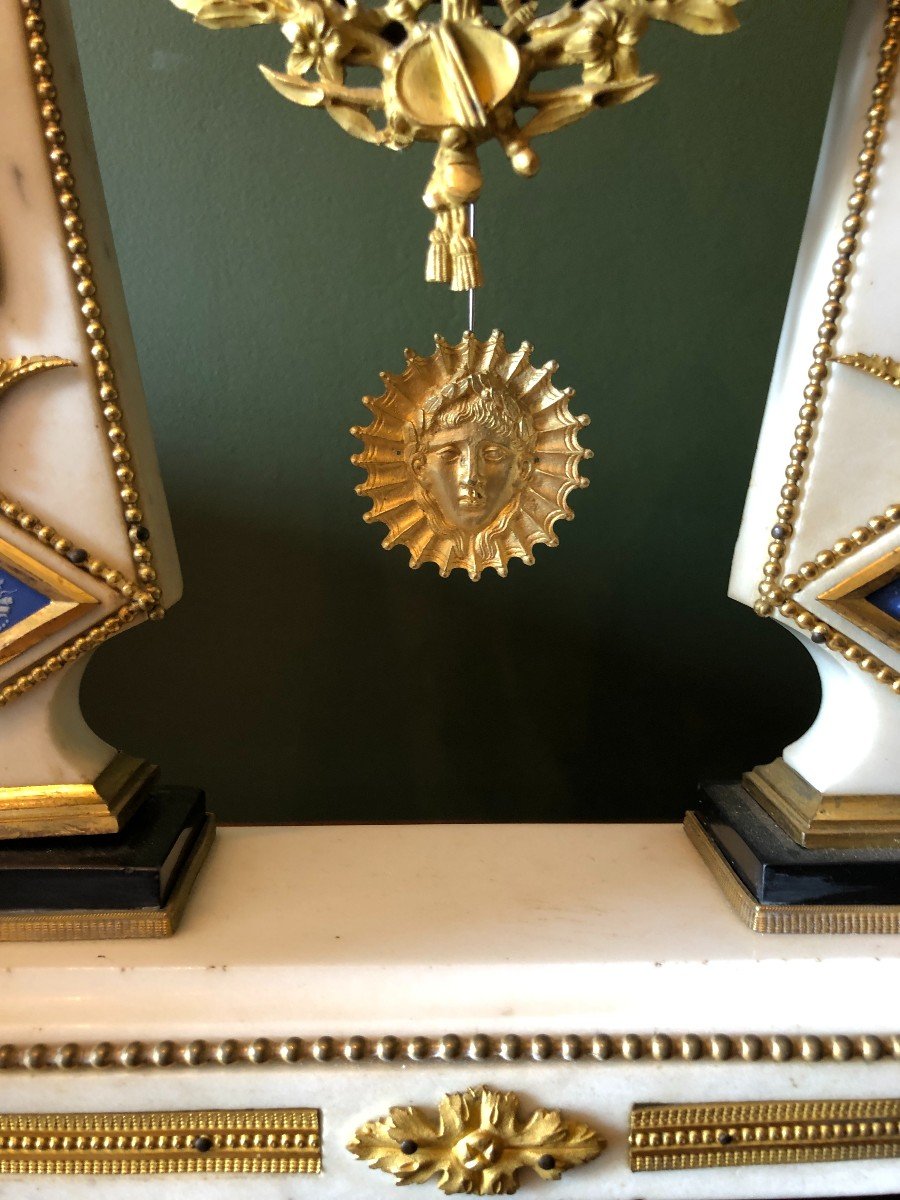 Elegant  Clock From The Directoire Period-photo-1