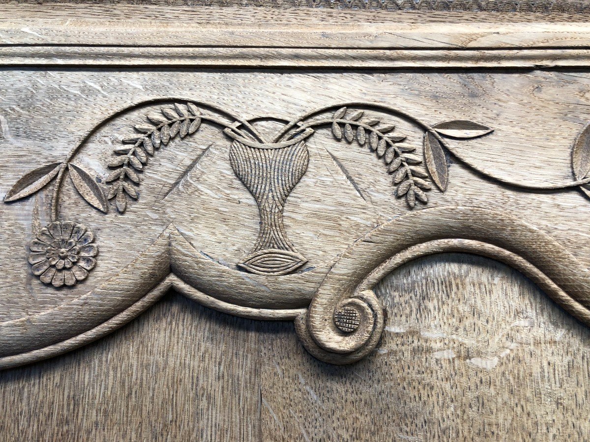 Early 19th Century Norman Two-body Buffet In Natural Oak-photo-7