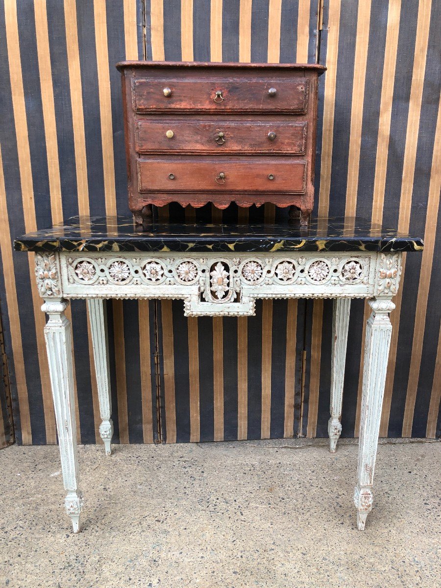 Petite Console De Style Louis XVI Du XIXe