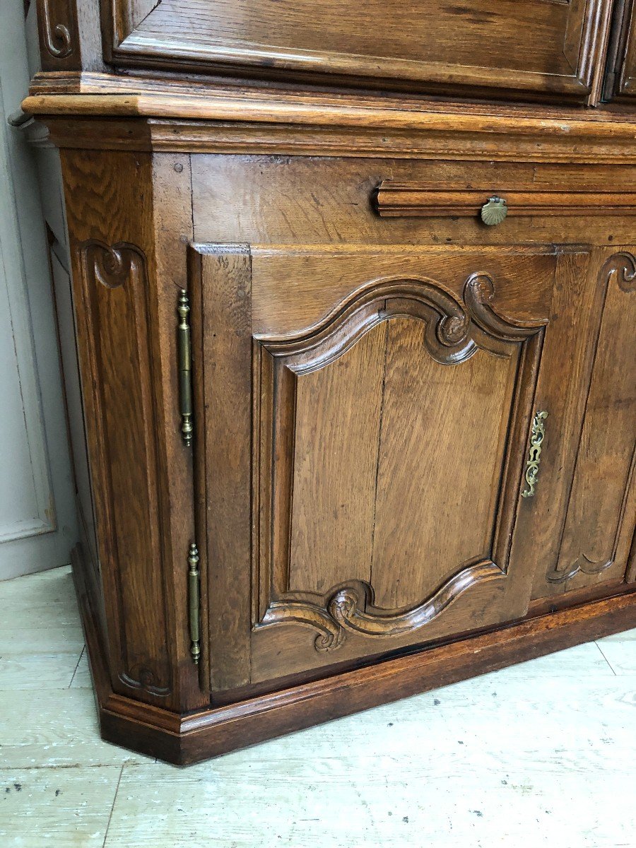 18th Century Waxed Oak Sideboard-photo-4