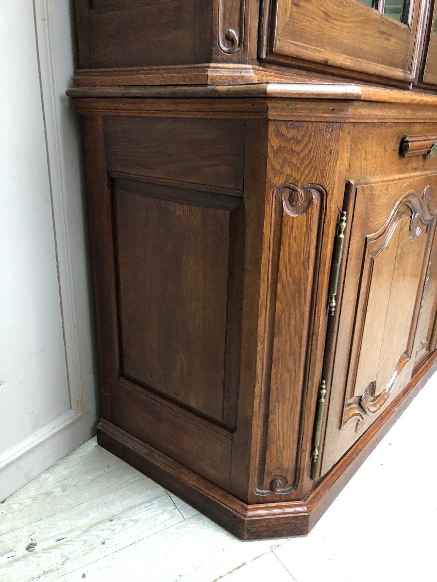 18th Century Waxed Oak Sideboard-photo-1