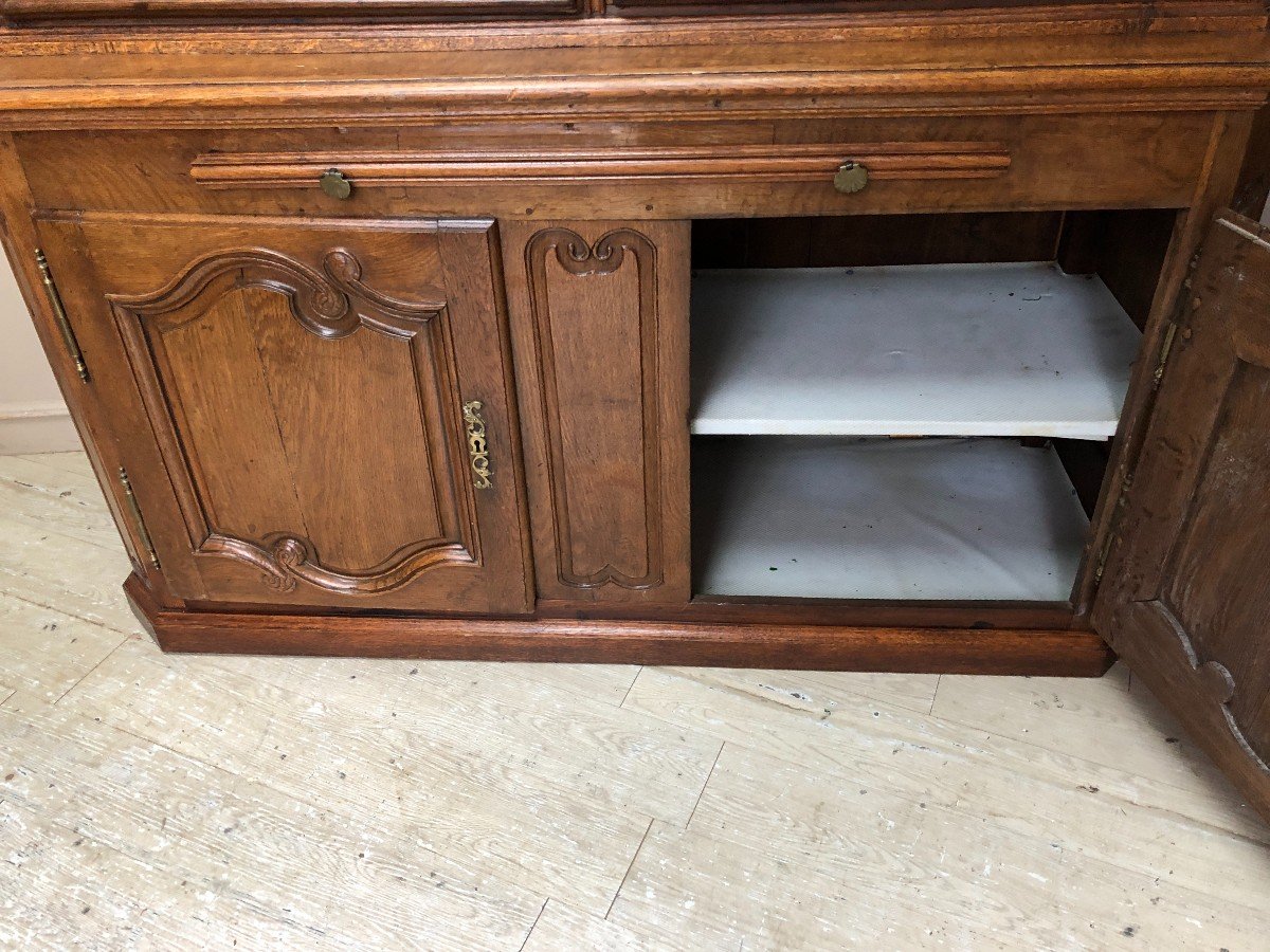 18th Century Waxed Oak Sideboard-photo-3