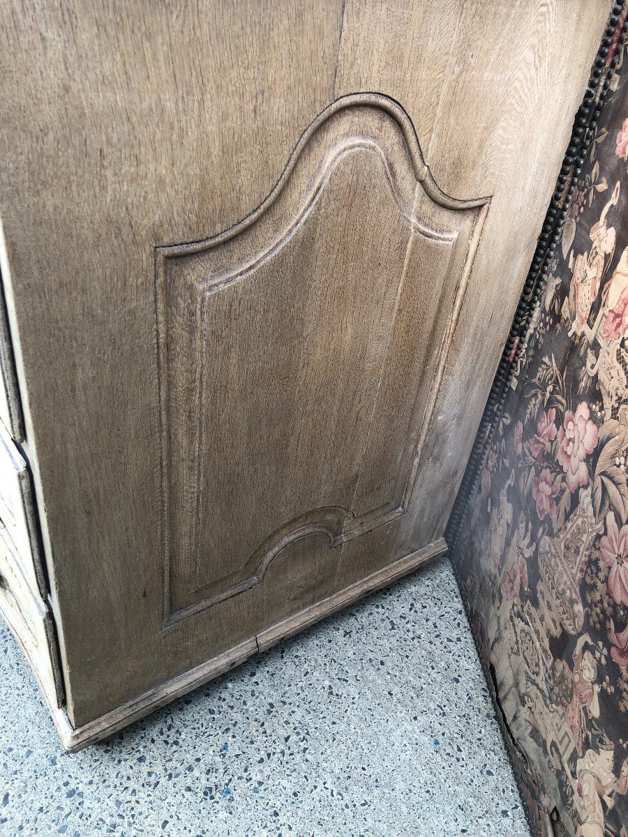 18th Century Natural Oak Chest Of Drawers-photo-4