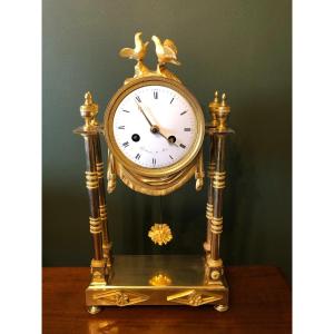 Directoire Period Clock E Gilt Bronze