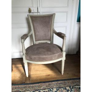 Fauteuil d'époque Directoire Laqué