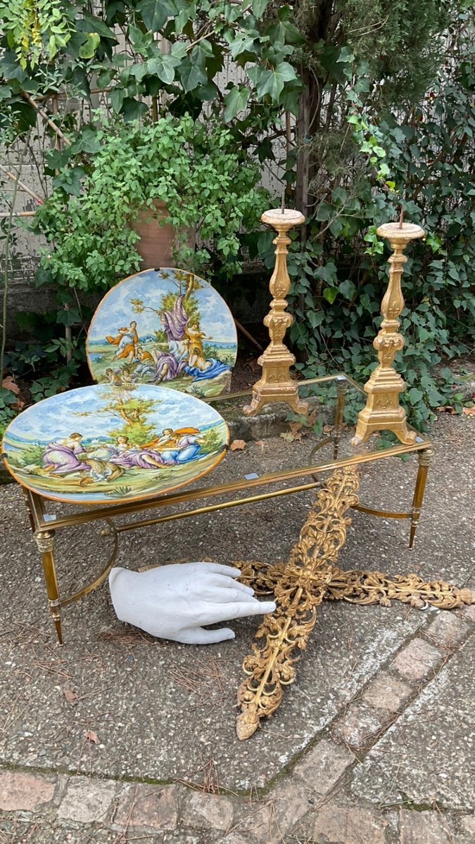 Neoclassical Coffee Table In Bronze And Brass Circa 1950-photo-7