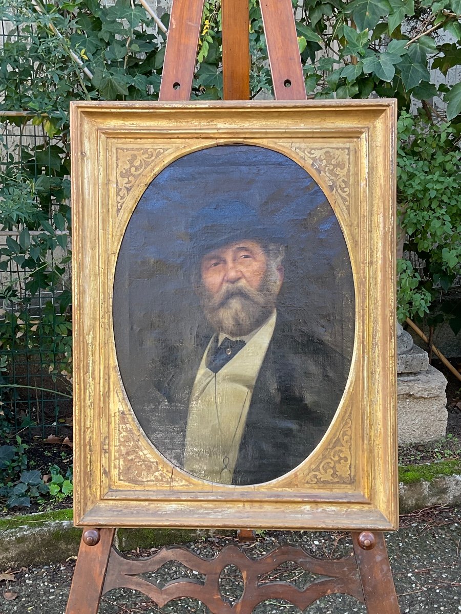 Portrait 19th Century Man With Beard-photo-2