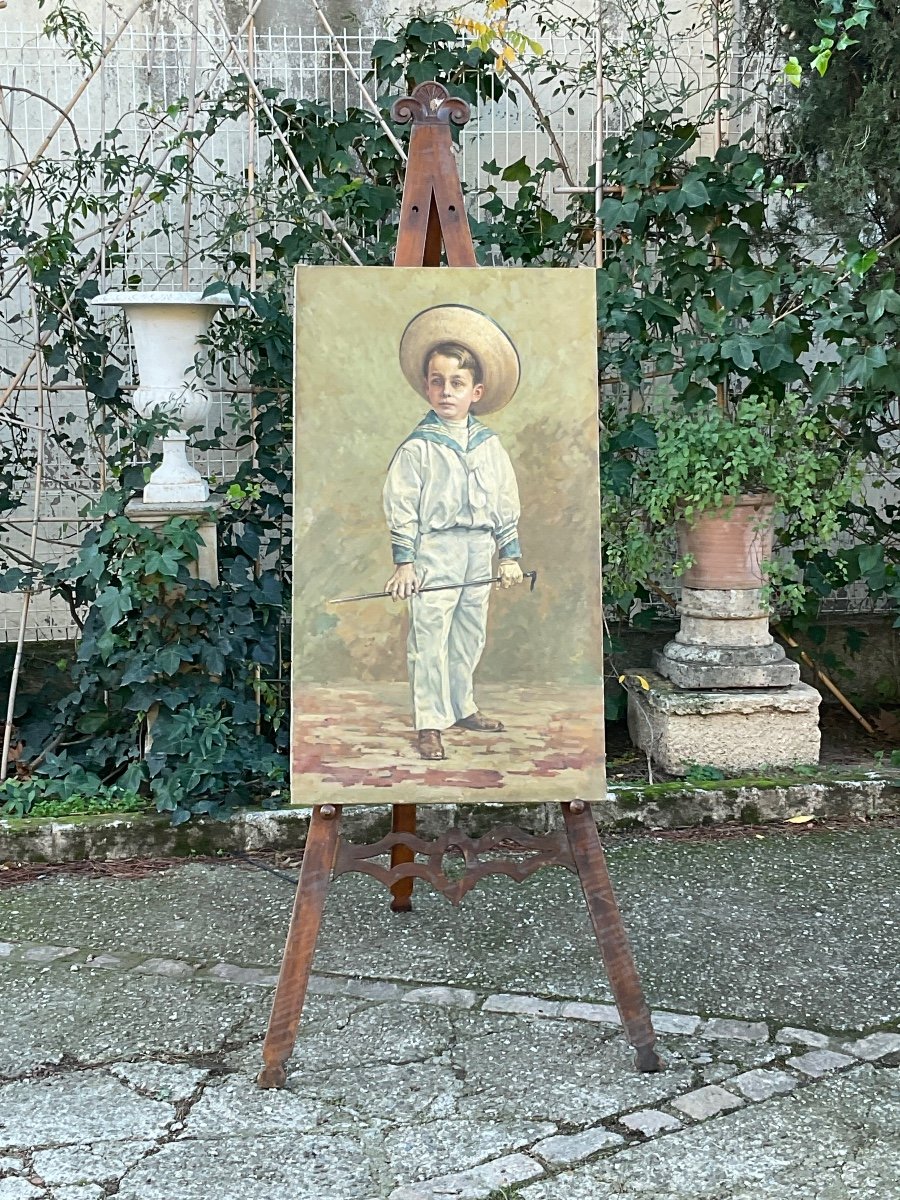 Charming Portrait Of A Child Around 1900/10-photo-2