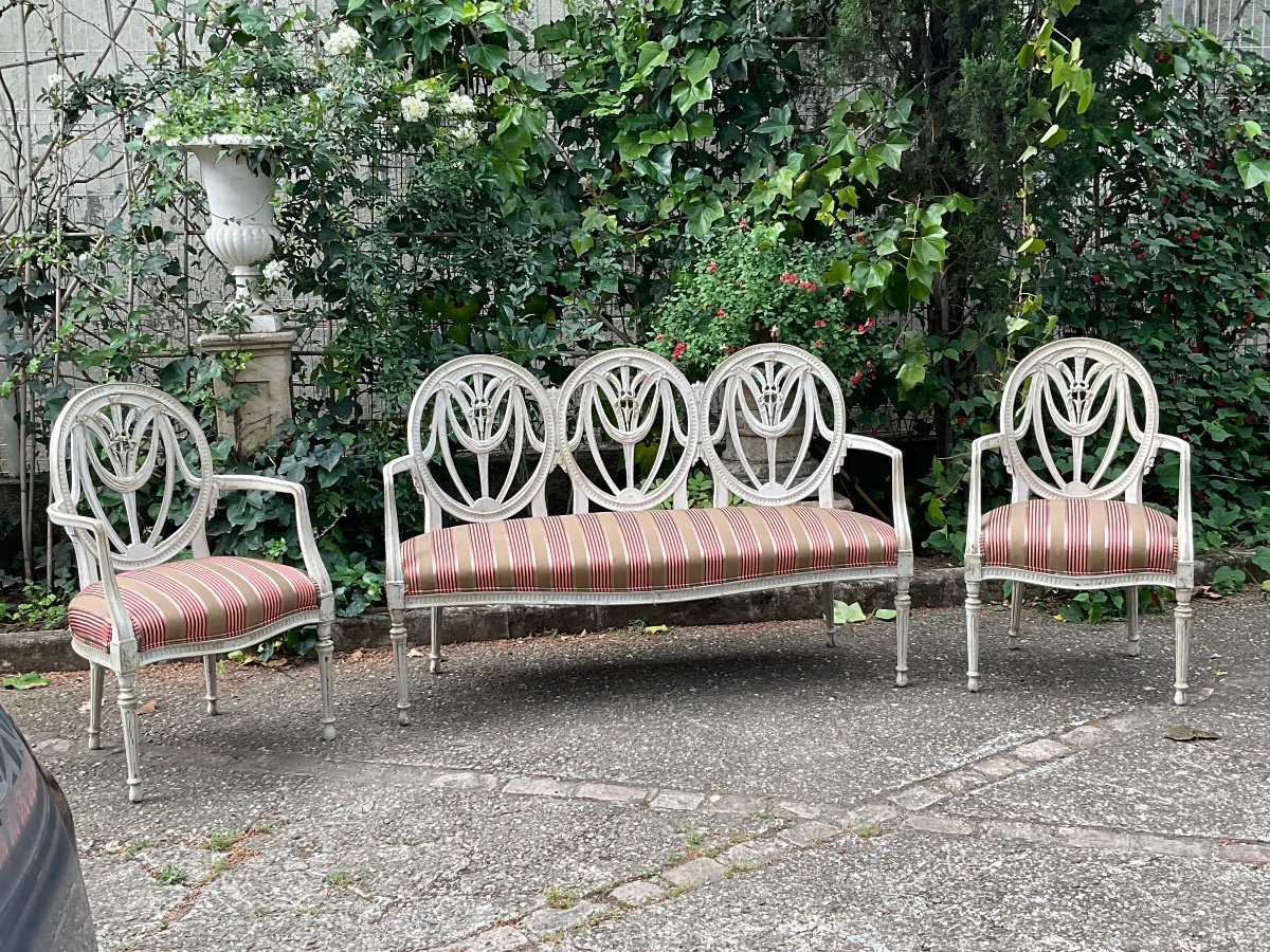 Pair Of Gustavian Armchairs Late 19th Century -photo-7