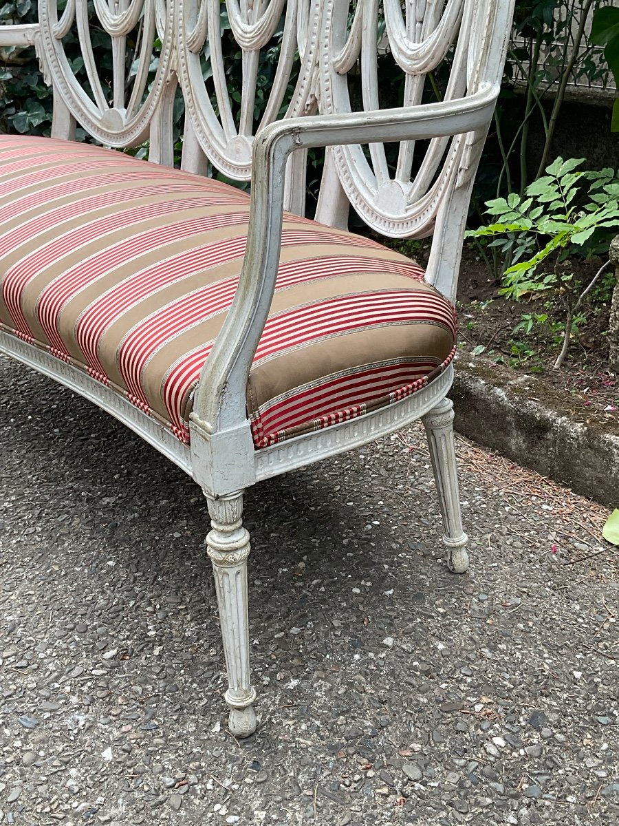 Gustavian Style Sofa Late 19th Century -photo-2