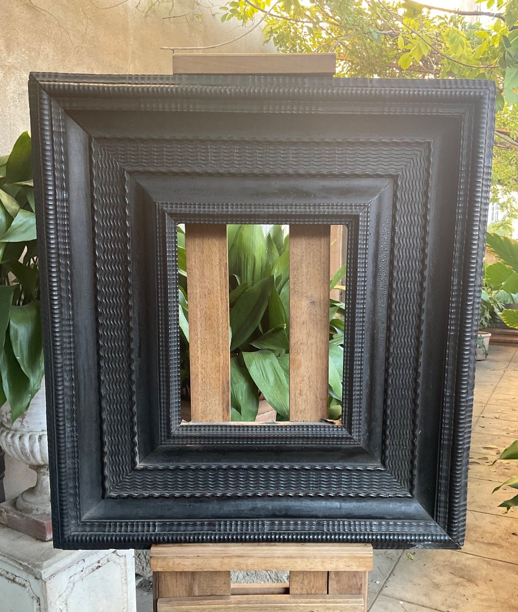 Large 17th Century Guilloche Frame -photo-2