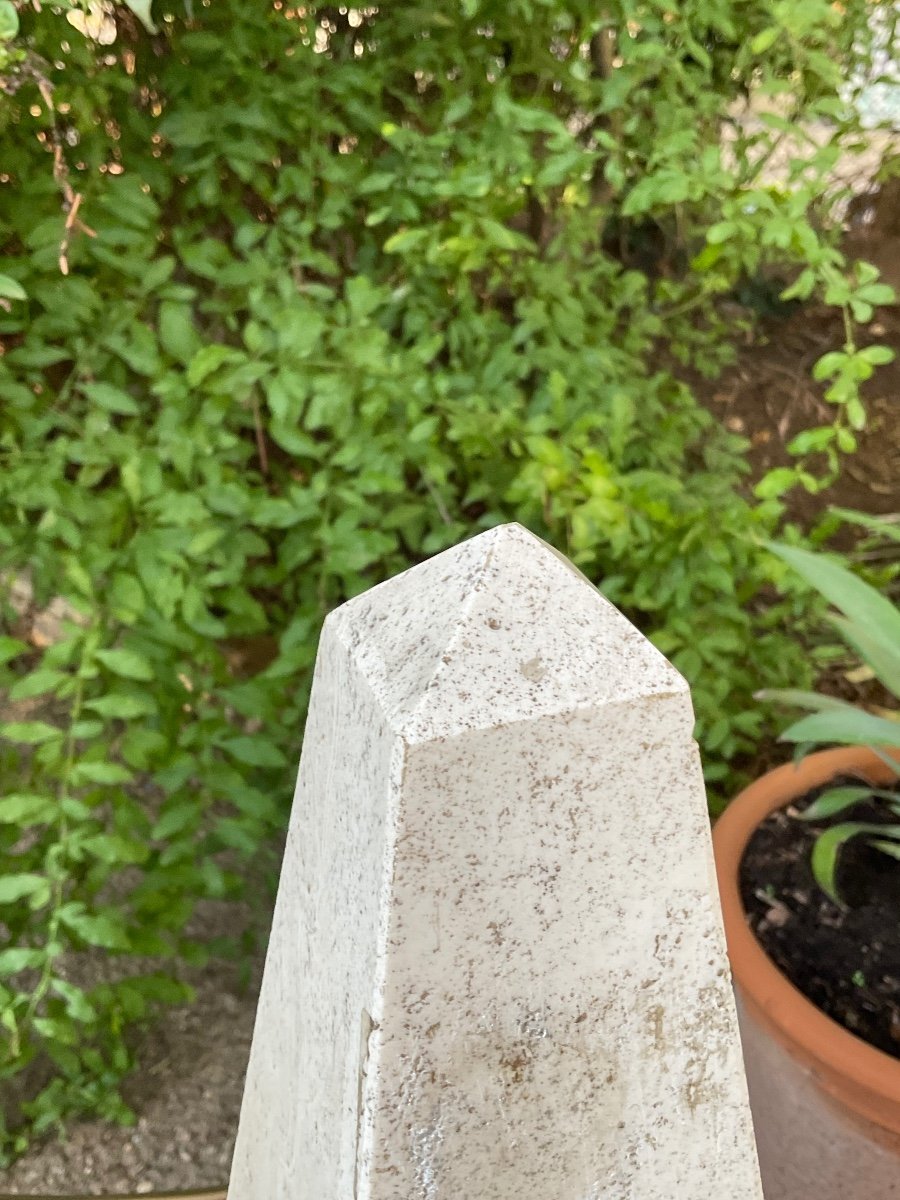 Travertine Obelisk Circa 1960/70-photo-4