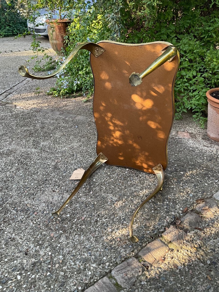 In The Style Of The Antique Bronze Coffee Table From The 40s/50s -photo-6