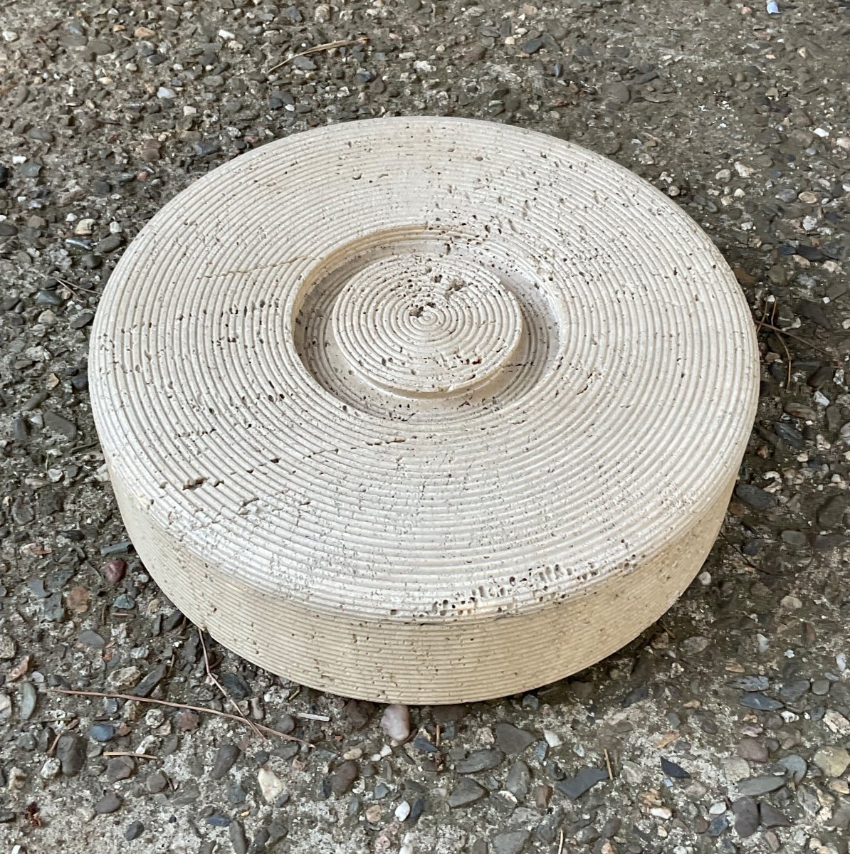 Large Travertine Box By Alessandro Giusti Circa 1970 