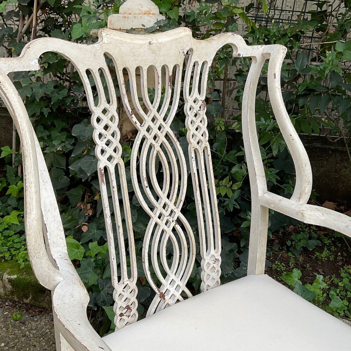 Pair Of Large Pair Of English Armchairs Circa 1920/30 -photo-5