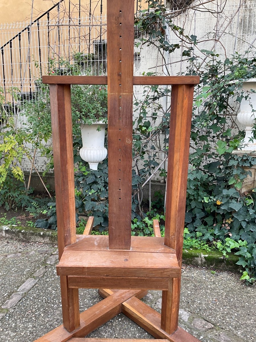 Beautiful And Solid Oak Easel-photo-3