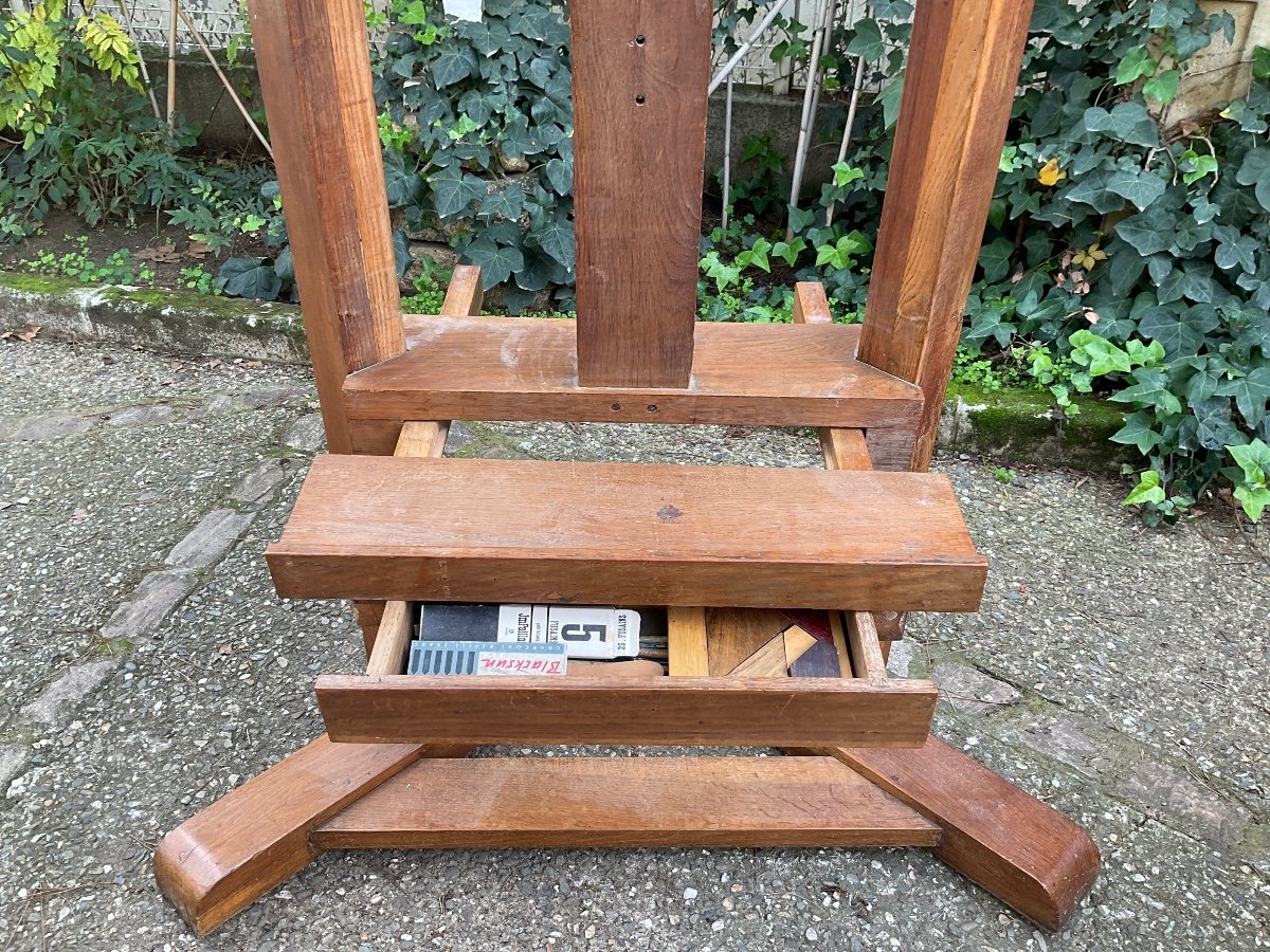 Beautiful And Solid Oak Easel-photo-1