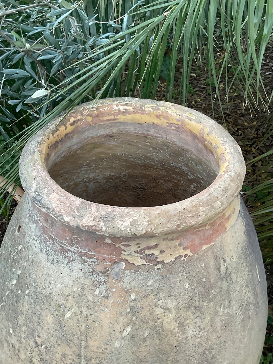 Large 18th Century Terracotta Biot Jar -photo-3