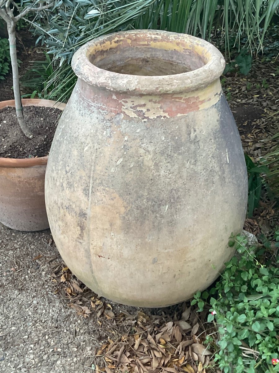 Large 18th Century Terracotta Biot Jar -photo-4