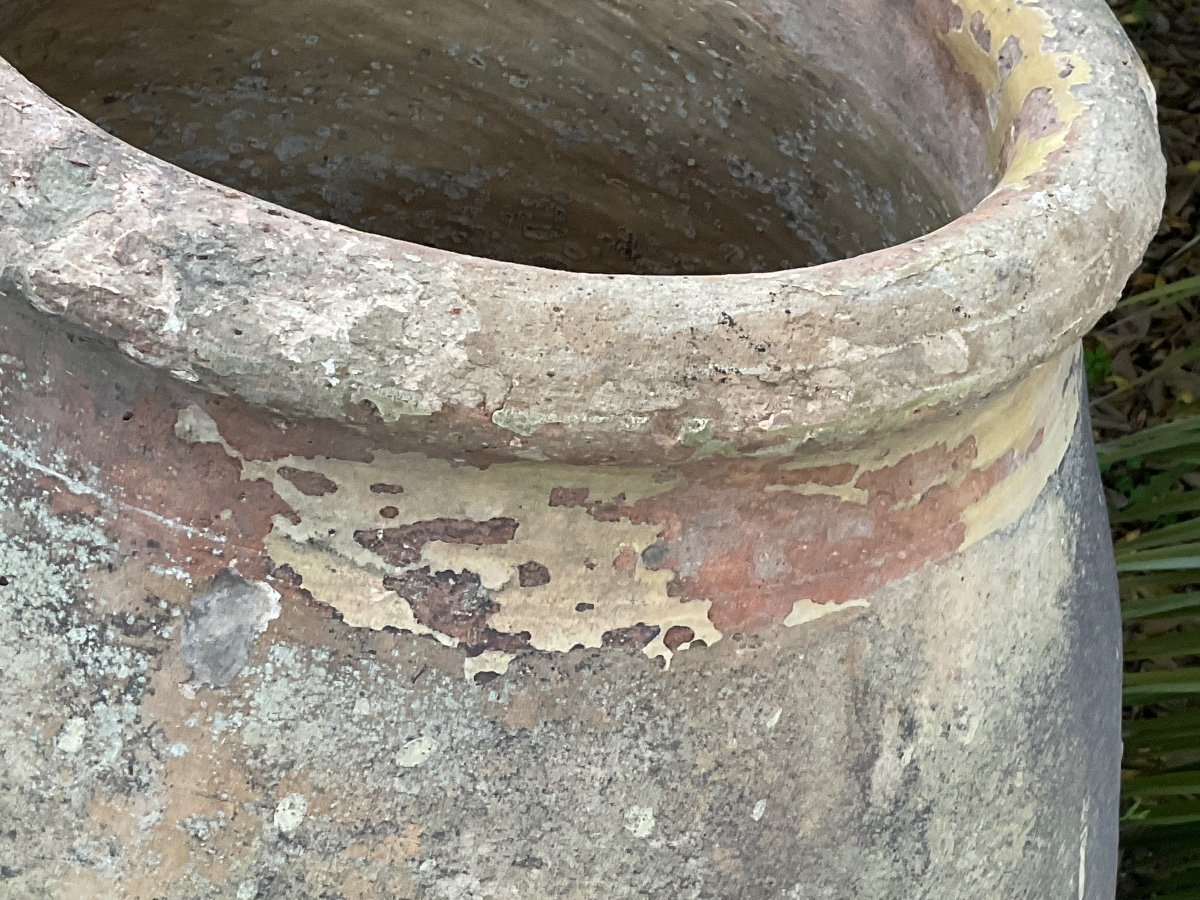 Large 18th Century Terracotta Biot Jar -photo-1