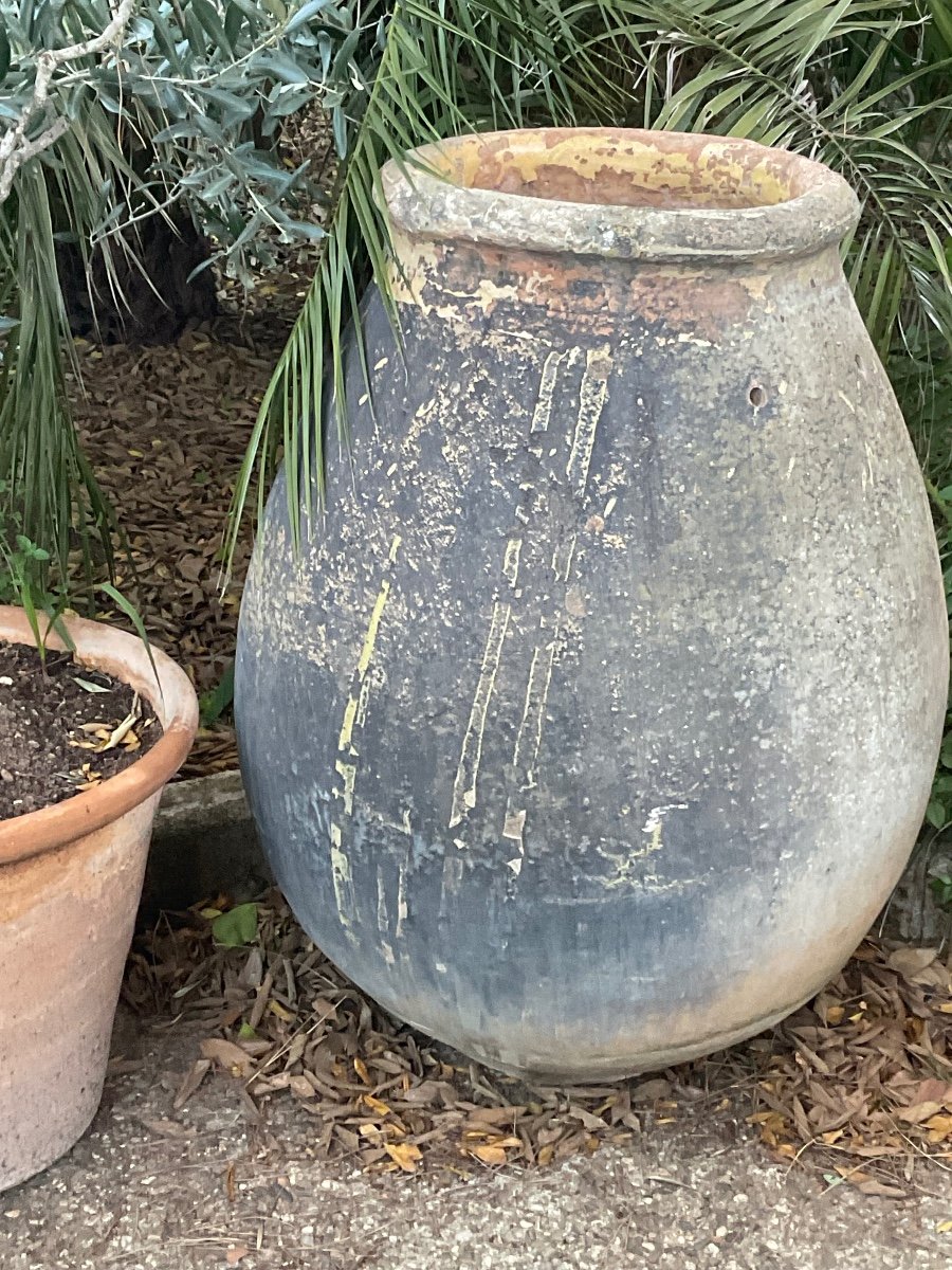 Large 18th Century Terracotta Biot Jar -photo-8