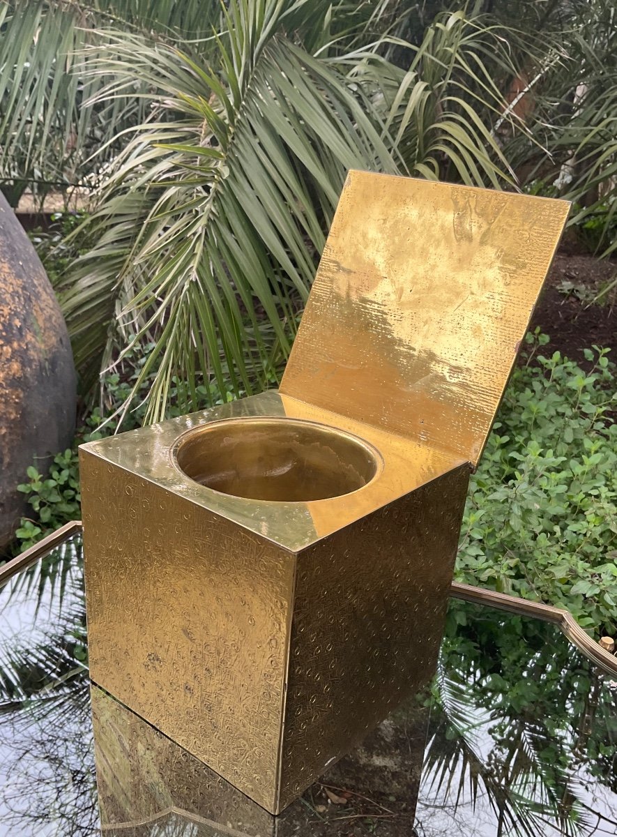 Bronze Ice Bucket Circa 1970