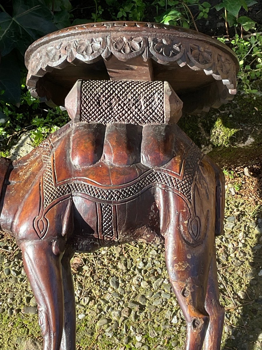 Petite Table Au Chameau Vers 1920/30-photo-1