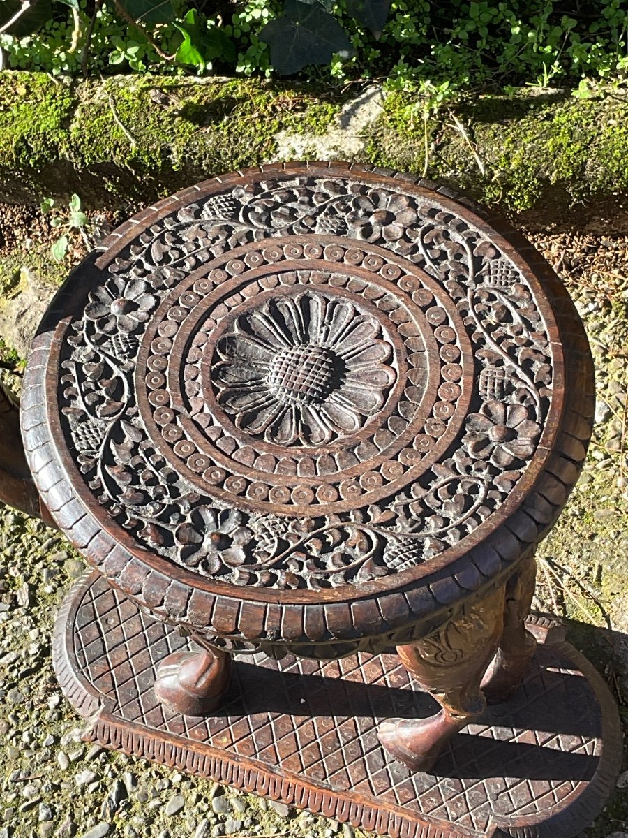 Small Camel Table Circa 1920/30-photo-4